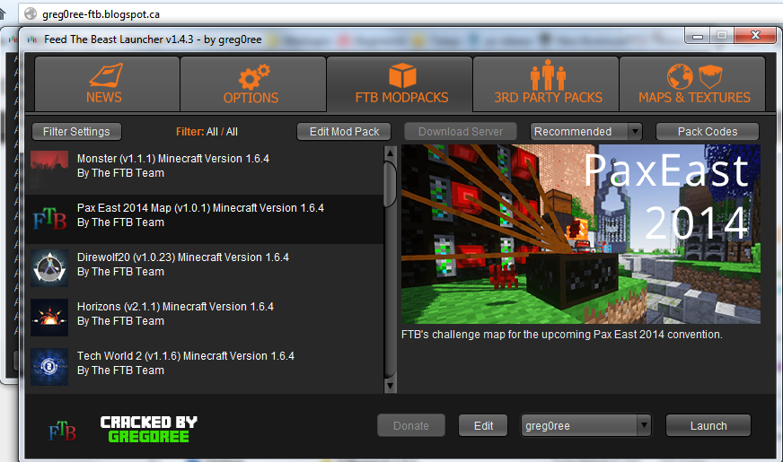 Minecraft Feed The Beast Launcher Download Mac